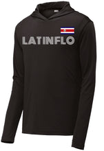 Load image into Gallery viewer, Latin Flo (Pick your Latin Country) Performance Hoodie - Soccer Font
