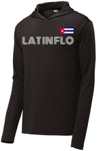 Load image into Gallery viewer, Latin Flo (Pick your Latin Country) Performance Hoodie - Soccer Font