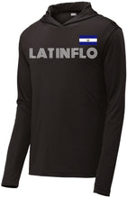 Load image into Gallery viewer, Latin Flo (Pick your Latin Country) Performance Hoodie - Soccer Font