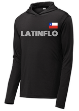 Load image into Gallery viewer, Latin Flo (Pick your Latin Country) Performance Hoodie - Soccer Font