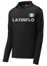 Load image into Gallery viewer, Latin Flo (Pick your Latin Country) Performance Hoodie - Soccer Font