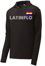 Load image into Gallery viewer, Latin Flo (Pick your Latin Country) Performance Hoodie - Soccer Font