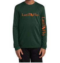 Load image into Gallery viewer, Kids Classic Forest Green & Orange Logo Drifit