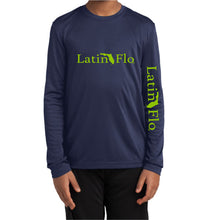 Load image into Gallery viewer, Kids Classic Navy & Lime Logo Drifit