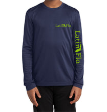 Load image into Gallery viewer, Kids Classic Navy & Lime Logo Drifit