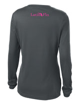 Load image into Gallery viewer, Ladies Classic Gray Logo Drifit V-Neck