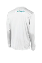 Load image into Gallery viewer, Classic White & Teal Logo Drifit