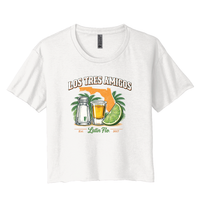Load image into Gallery viewer, Latin Flo Los Tres Amigos Ladies Cropped Tee
