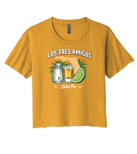 Load image into Gallery viewer, Latin Flo Los Tres Amigos Ladies Cropped Tee
