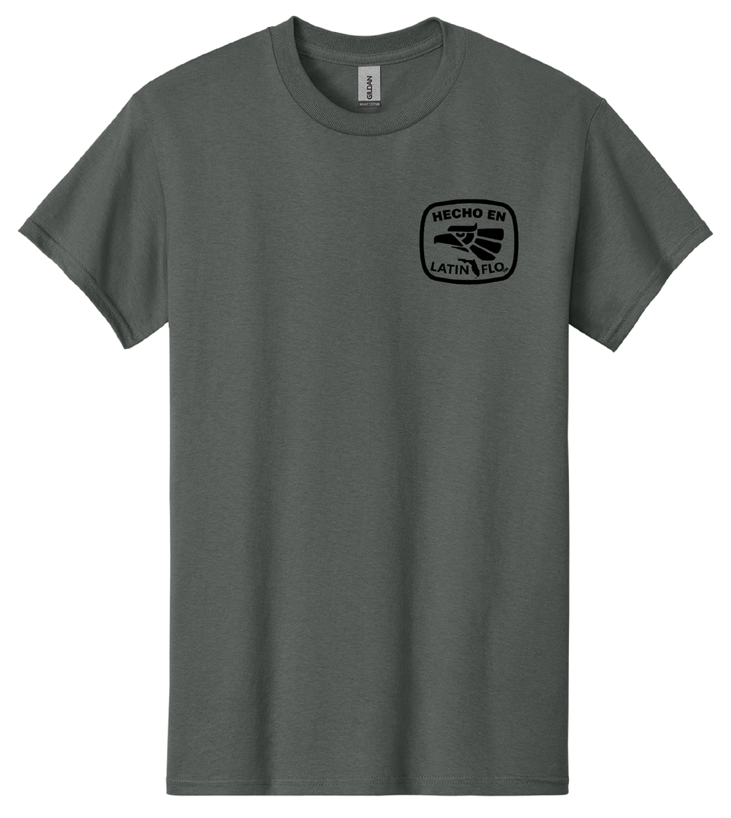 Hecho En Latin Flo Cotton T-Shirt