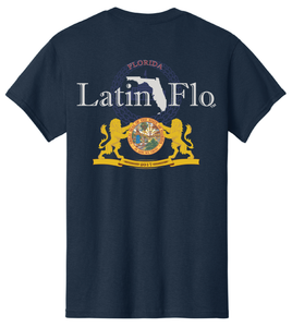 Latin Flo Florida Seal Cotton T-Shirt