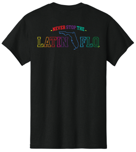Never Stop the Latin Flo Cotton T-Shirt