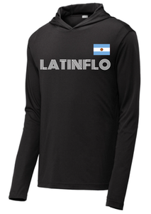 Latin Flo (Pick your Latin Country) Performance Hoodie - Soccer Font