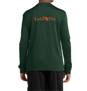 Kids Classic Forest Green & Orange Logo Drifit