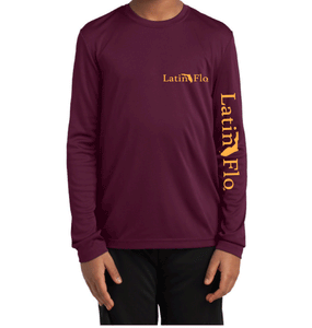 Kids Classic Maroon & Gold Logo Drifit