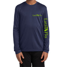 Load image into Gallery viewer, Kids Classic Navy &amp; Lime Logo Drifit
