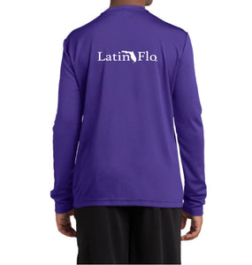 Kids Classic Purple & White Logo Drifit