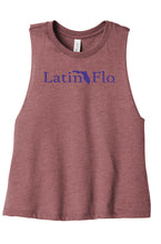 Load image into Gallery viewer, Mauve Latin Flo Crop Tank
