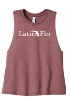 Load image into Gallery viewer, Mauve Latin Flo Crop Tank
