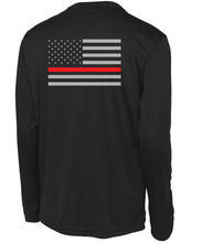 Load image into Gallery viewer, Black &quot;Red Line&quot; Drifit
