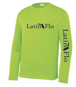 Kids Classic Lime & Navy Logo Drifit