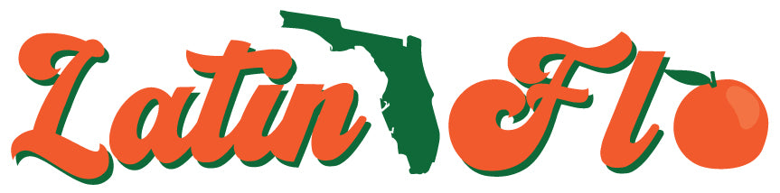Orange Fruit Latin Flo Auto Decal