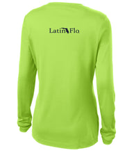 Load image into Gallery viewer, Ladies Classic Lime Logo Drifit V-Neck
