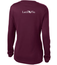 Load image into Gallery viewer, Ladies Classic Maroon Logo Drifit V-Neck
