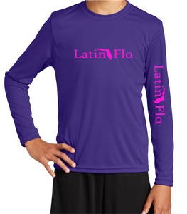 Purple and Hot Pink Logo Drifit