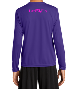 Purple and Hot Pink Logo Drifit