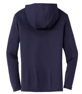 Customizable Navy Blue Logo Hoodie