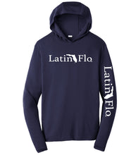 Load image into Gallery viewer, Customizable Navy Blue Logo Hoodie
