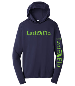 Customizable Navy Blue Logo Hoodie