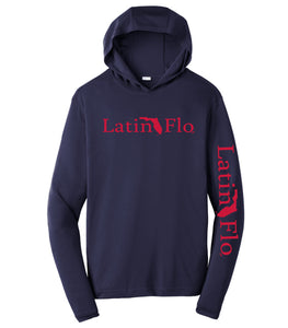 Customizable Navy Blue Logo Hoodie