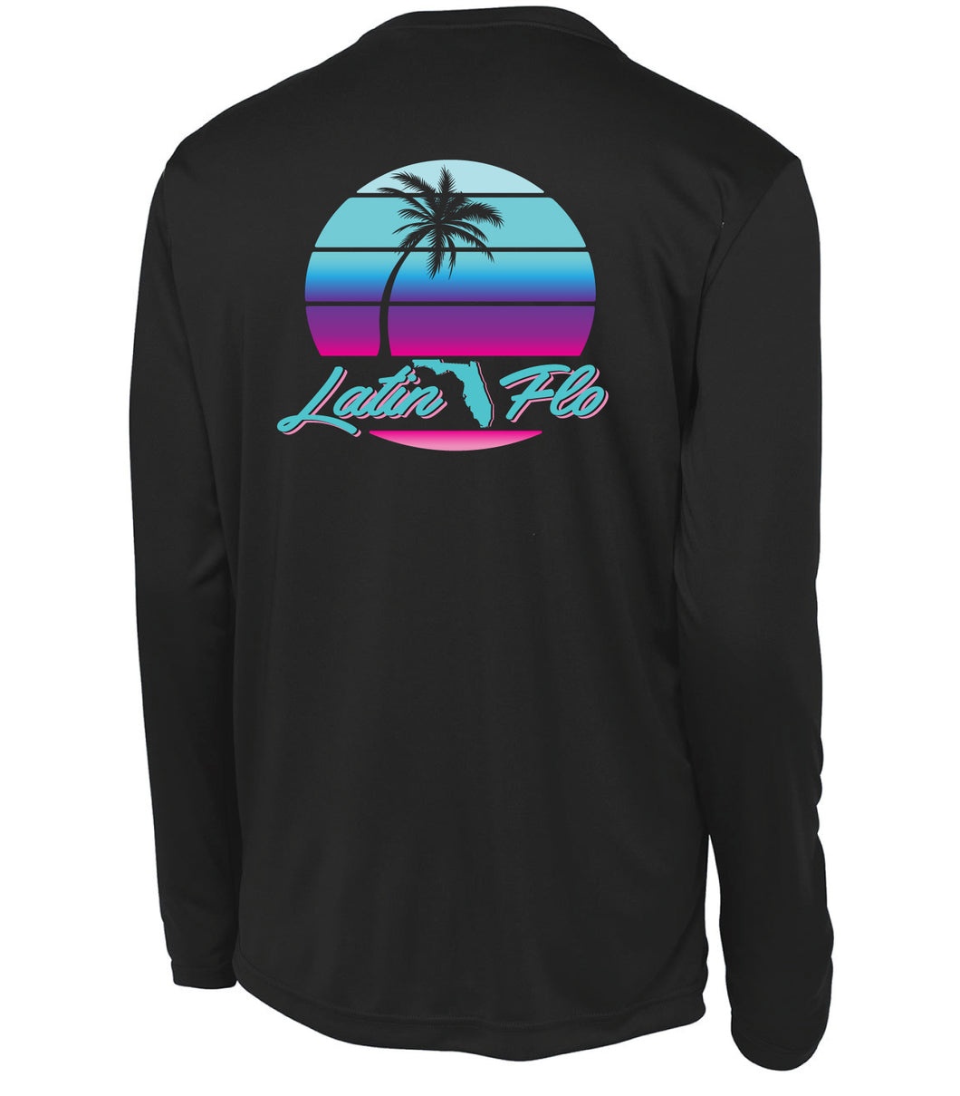 Miami Sunset Long Sleeve Drifit