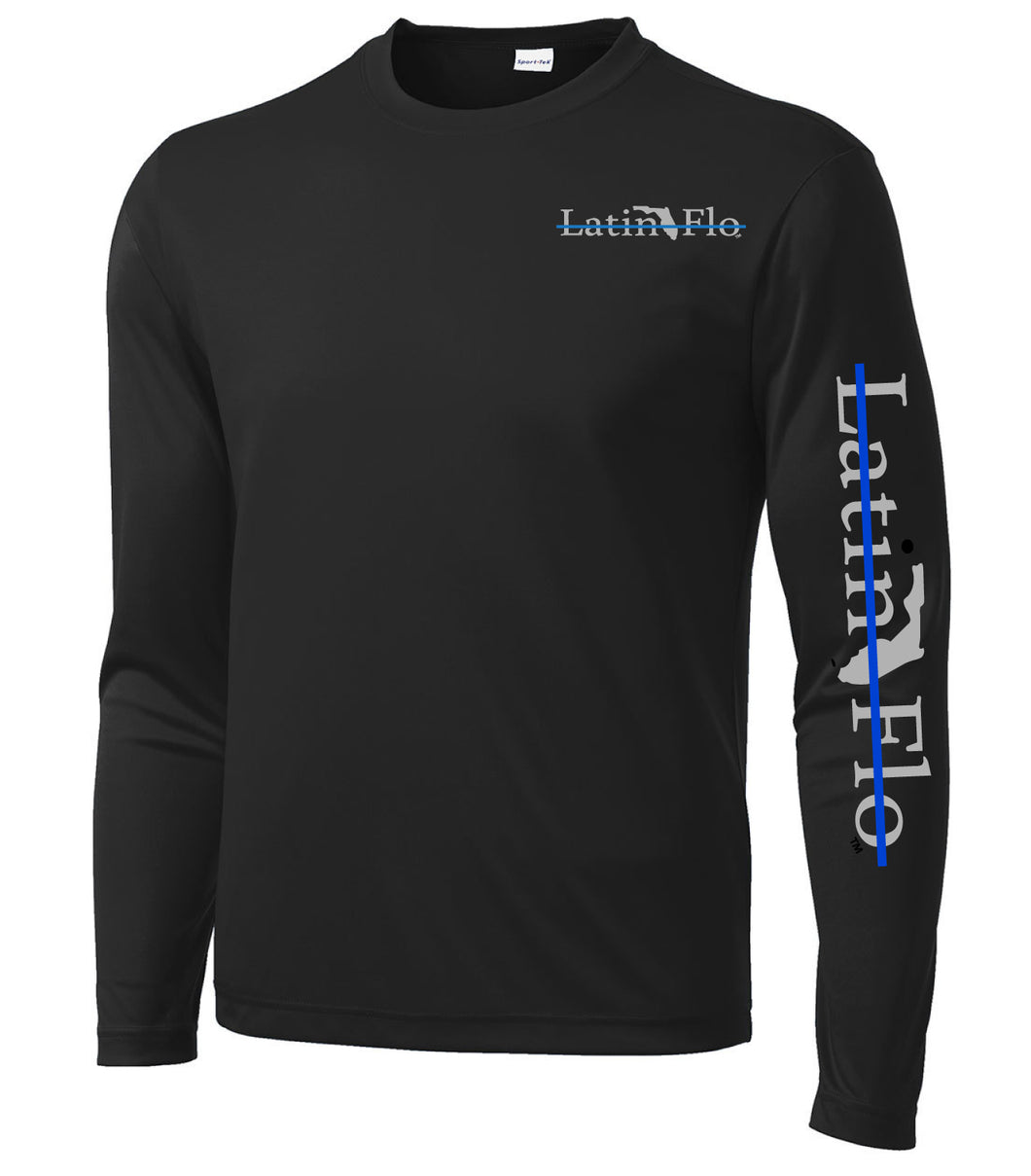 Blue Line Long Sleeve Drifit Performance Shirt Latin Flo