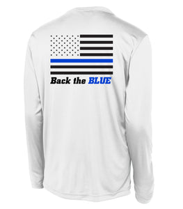 White "Blue Line" Drifit