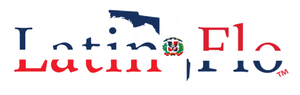 Tricolor Dominican Florida Flag Logo Decal