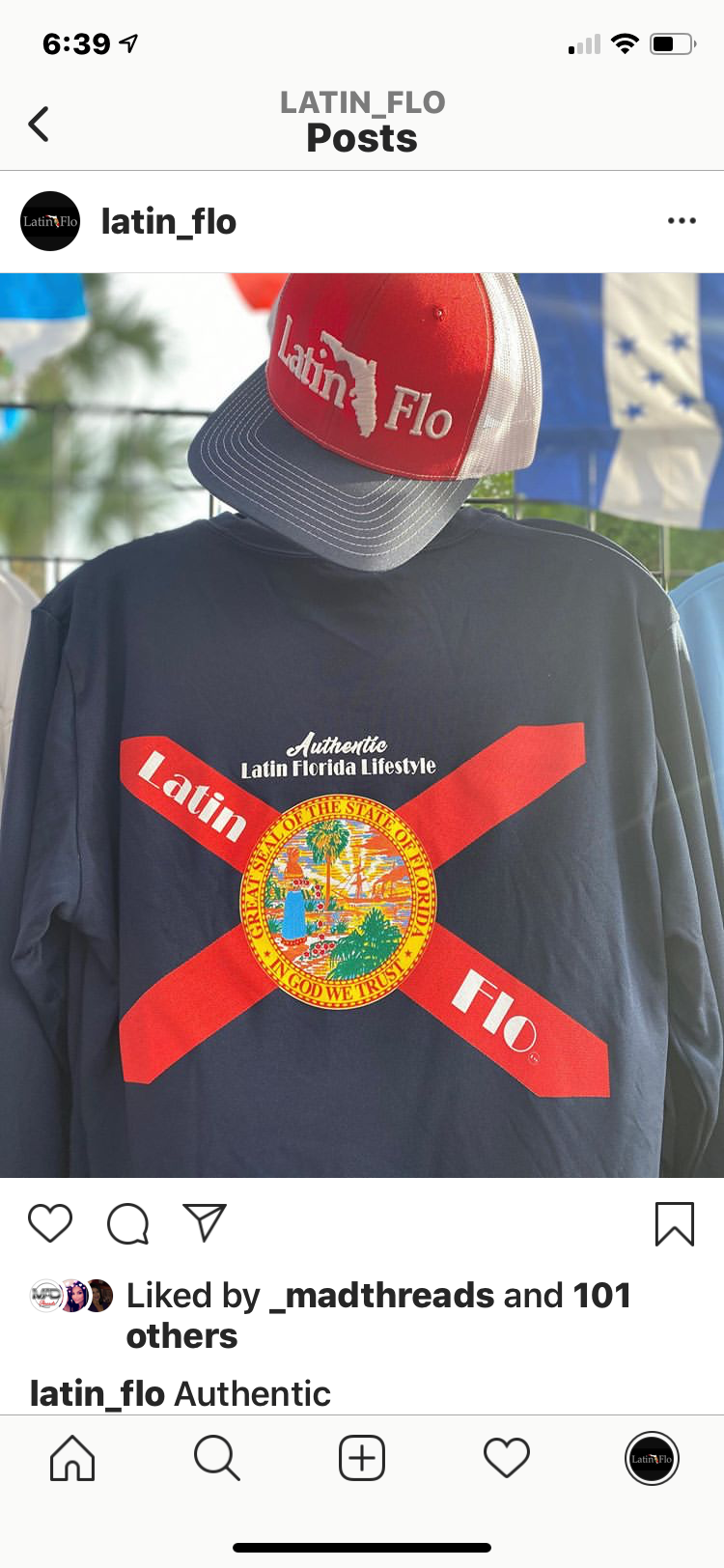 Navy blue- Red Flag