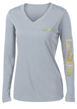 Load image into Gallery viewer, Ladies Classic Silver &amp; Gold Logo Drifit
