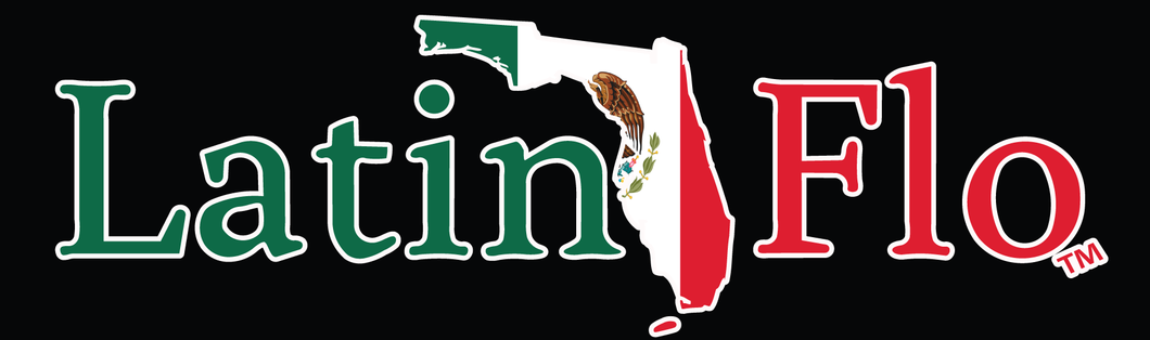 Tricolor Mexican Florida Flag Logo Decal