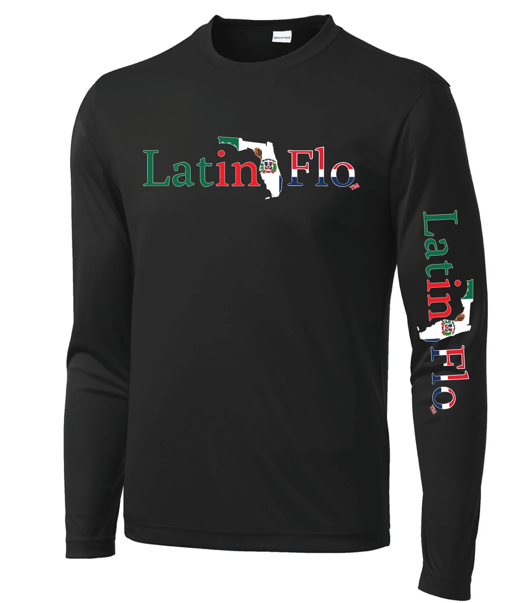 MIXED Dominican and Mexican Flag Latin Flo Long Sleeve Drifit