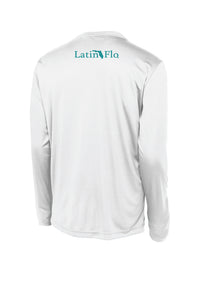 Classic White & Teal Logo Drifit